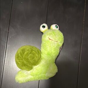 Green Plush Snail Toy!